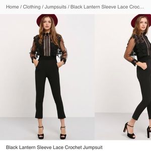 Lace jumpsuit NWOT